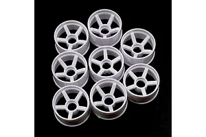 Yeah Racing 0.7" (Adjustable Offset) Wide Rims 8Pcs - White