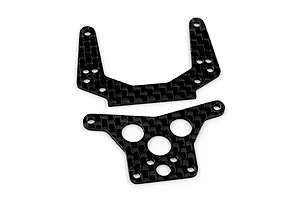 Yeah Racing Graphite Shock Towers 2Pcs - Black