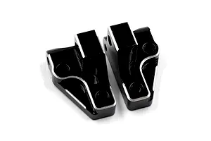 Yeah Racing Aluminium Front Lower Arm Mounts 2Pcs - Black