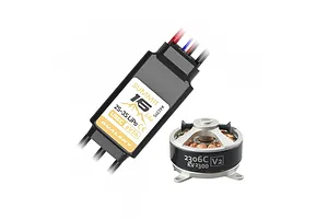 Dualsky 200H 2306C V2 2300KV Motor and Summit Lite 16A ESC Brushless Tuning Combo