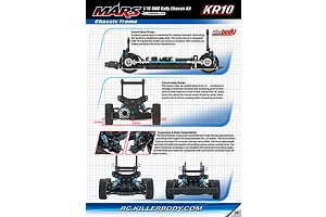 Killerbody Mars KR10 RC Rally Car Electric 4WD 1/10 Scale Kit image 5