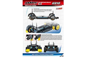 Killerbody Mars KR10 Lancia Stratos RC Rally Car Electric 4WD 1/10 Scale Roller image 12