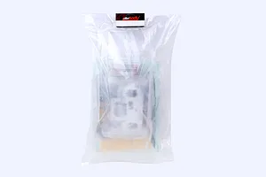 A clear, unpainted 1/10 scale RC car body shell by Killerbody, sealed inside a transparent plastic bag with a branded header card.