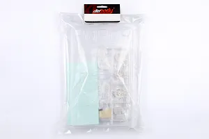 Killerbody Lancia Stratos Gr.4 unpainted cockpit set in clear plastic packaging with a header card.