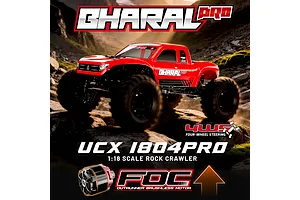 UDI Bharal Pro RC Rock Crawler Electric Brushless 4WD 1/18 Scale RTR image 3