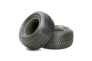 Tamiya 2.4" Front Block Tyres with Foam Inserts 2Pcs