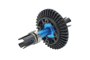 Tamiya Steel &amp; Aluminium Front Direct Coupling Set - Blue