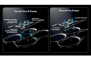 BetaFPV Pavo20 Pro II Frame - Black image 4