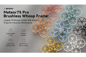 BetaFPV Meteor 75 Pro Frame - Black image 4