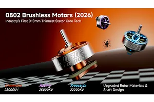 BetaFPV Champion 0802 II 28000KV Brushless Motors 4Pcs - Orange image 3