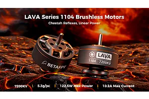 BetaFPV Lava 1104 7200KV Brushless Motor - 80mm image 3