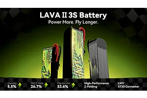 BetaFPV 11.4V 580mAh 95C 3S LiHV Soft Case LiPo Battery 2Pcs image 3