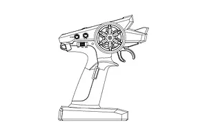 MJX RC T3D 3ch 2.4Ghz Transmitter