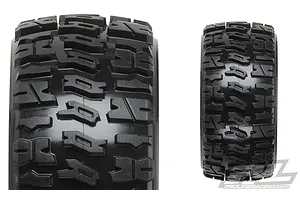 Pro-Line 2.2" Trencher on Black Desperado Rims - Glued Wheels 2Pcs image 15795