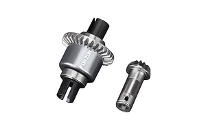 FONZON Metal 30T 32dp/0.8Mod Complete Differential with 12T Input Gear - 3000cSt