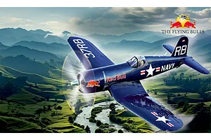 Revell 1/48 F4U-4 Corsair &amp;quot;Flying Bulls 25th Anniversary&amp;quot; Fighter Scaled Plastic Model Kit image 2