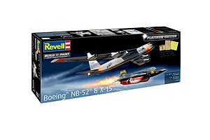 Revell 1/72 scale Boeing NB-52 Stratofortress and X-15 Platinum Edition plastic model kit box showing artwork of the aircraft in flight.