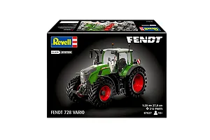 Revell 1/24 Fendt 728 Vario Tractor &amp;quot;Easy-Click&amp;quot; Scaled Plastic Model Kit image 11
