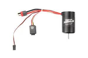 RGT Fusion 1800kV brushless motor and ESC combo unit with integrated wiring, power switch, and XT60 connector.