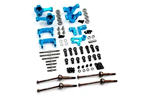 Yeah Racing Aluminium GF-02 Essential Drivetrain Conversion Kit - Blue