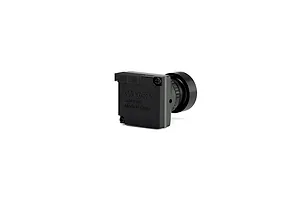 A black CaddxFPV Ratel Pro analog FPV camera viewed from the rear, showing the casing, lens, and branding against a white background.