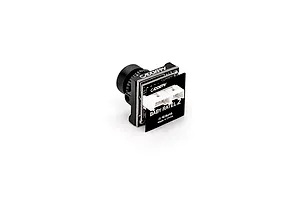 CaddxFPV Baby Ratel 2 analog FPV camera showing the rear circuit board with connectors and branding on a white background.