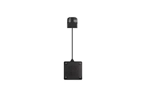 CaddxFPV Farsight 8X analog FPV camera unit with a square black processing module connected by a thin cable to the camera lens housing.