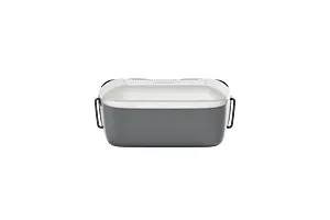 Front view of the CaddxFPV Walksnail Ascent HD FPV Goggles case in a sleek, modern design with a grey base and white top.
