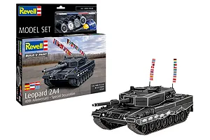 Revell 1/35 Leopard 2A4 - Special Decoration 40th Anniversary Scaled Plastic Model Starter Kit