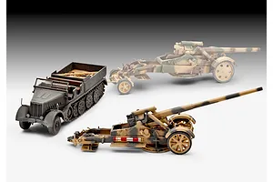 Revell 1/72 Sd.Kfz.9 "Famo" with 21cm Mortar 18 or 17cm Cannon 18 Scaled Plastic Model Kit