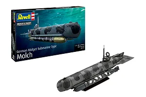 Revell 1/72 German Midget Submarine Type Newt Scaled Plastic Model Kit
