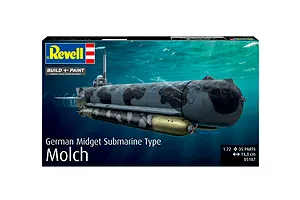 Revell 1/72 German Midget Submarine Type Newt Scaled Plastic Model Kit image 4