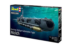 Revell 1/72 German Midget Submarine Type Newt Scaled Plastic Model Kit image 5