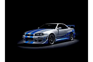 Revell 1/16 Fast &amp; Furious 1999 Nissan Skyline GT-R 34 Scaled Plastic Model Kit