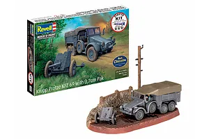 Revell 1/76 Krupp Protze KFZ 69 with 3.7cm Pak Scaled Plastic Model Starter Kit
