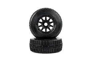 Rovan 1/5 5SC Tyres on Black Rims - Beadlock Wheels 2Pcs image 6