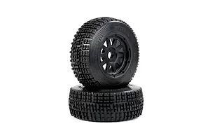 Rovan 1/5 5SC Tyres on Black Rims - Beadlock Wheels 2Pcs image 7