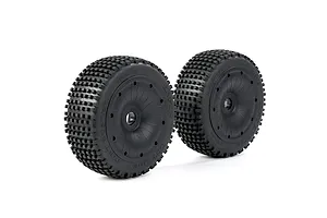 Rovan 1/5 Dirt Buster Tyres on Black Closed Rims - Beadlock Wheels 2Pcs image 6