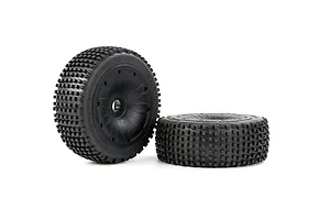 Rovan 1/5 Dirt Buster Tyres on Black Closed Rims - Beadlock Wheels 2Pcs image 9