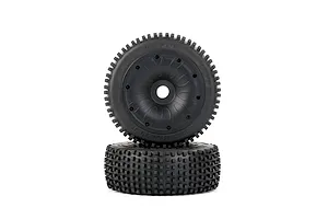 Rovan 1/5 Dirt Buster Tyres on Black Closed Rims - Beadlock Wheels 2Pcs image 10