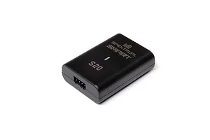 Spektrum S20 Smart LiPo charger unit in black plastic with a visible charging port and status indicator light.