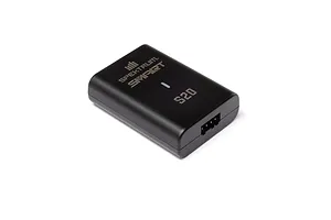 Spektrum S20 Smart LiPo charger unit in black plastic with a balance port connector visible on the side.