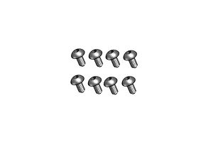 RGT 1.5x4mm Fine Thread Button Head Screws 8Pcs