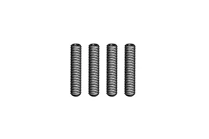RGT 3x20mm Fine Thread Grub Screws 4Pcs