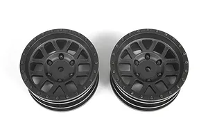 Axial 1.9" Method Mesh Black Rims 2Pcs