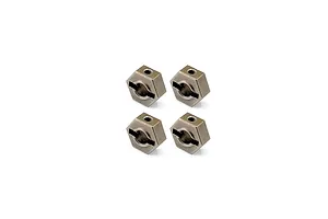 RGT Steel 12mm Wheel Hexes 4Pcs - Gunmetal