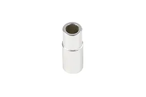 A silver-coloured cylindrical metal clutch spacer for RC engines, shown against a plain white background.