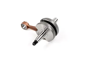 A Rovan 45cc 2-stroke RC engine crankshaft with an attached connecting rod, shown against a white background.