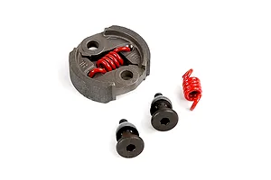 Rovan 8000RPM heavy duty RC clutch assembly with red springs and mounting hardware on a white background.