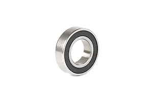 A single rubber shielded ball bearing for RC vehicles, shown at an angle against a white background.